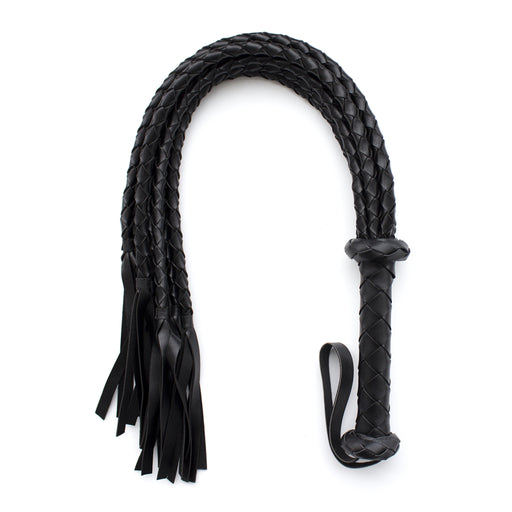Smart Moves - Cat O Nine Flogger - Gevlochten - 75 cm - Zwart-Erotiekvoordeel.nl