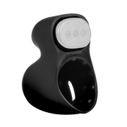 Rimba Electro Play - E-Stim Penis Head Stimulator - Bi-Polair - Zwart-Erotiekvoordeel.nl