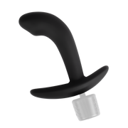Rimba Electro Play - E-Stim Anaal Plug - E-Stim Prostaat Plug - Bi-Polair - Zwart-Erotiekvoordeel.nl