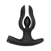 Rimba Electro Play - E-Stim Opblaasbare Anaal Plug - Bi-Polair - Zwart-Erotiekvoordeel.nl