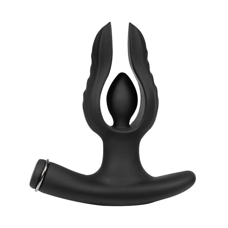 Rimba Electro Play - E-Stim Opblaasbare Anaal Plug - Bi-Polair - Zwart-Erotiekvoordeel.nl