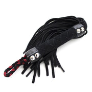 Smart Moves - Leather Flogger 38 cm black-Erotiekvoordeel.nl