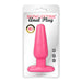 Being Fetish – Roze Buttplug – 12,5 x 4 cm-Erotiekvoordeel.nl