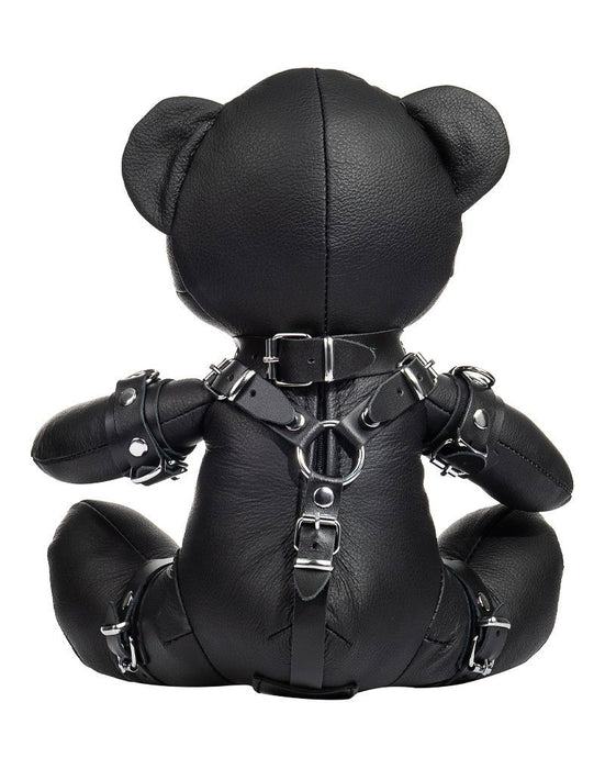 Rimba - Zwart Lederen BDSM Teddybeer-Erotiekvoordeel.nl