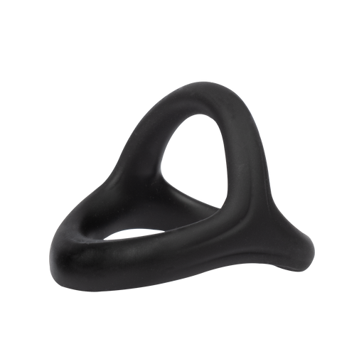 Rimba - Siliconen 3-Ring - Zwart-Erotiekvoordeel.nl