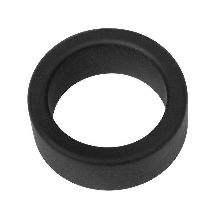 Rimba - Siliconen Scrotumring - Ballstretcher - Hoogte 20 mm - Zwart-Erotiekvoordeel.nl