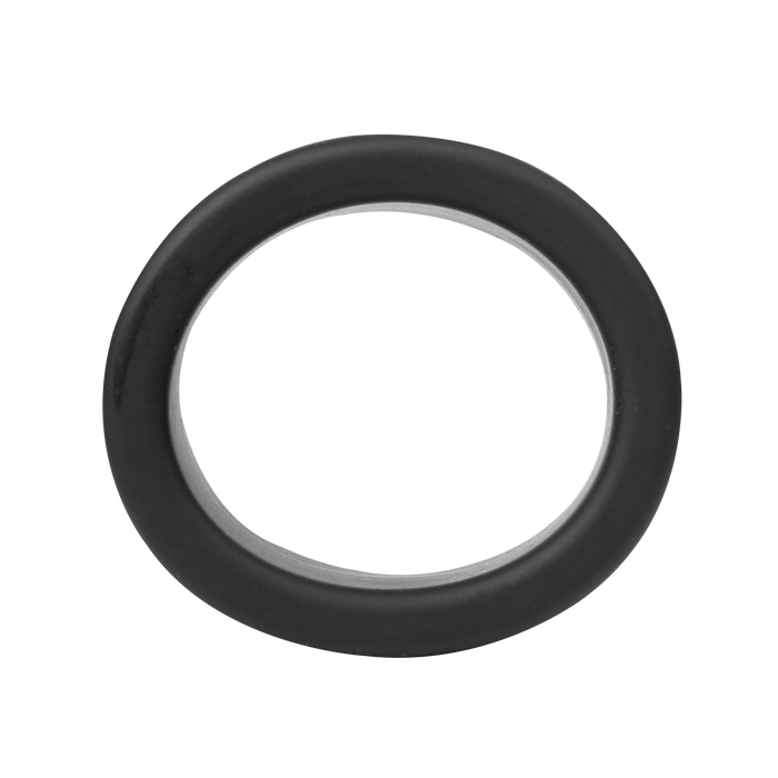 Rimba - Siliconen Scrotumring - Ballstretcher - Hoogte 30 mm - Zwart-Erotiekvoordeel.nl