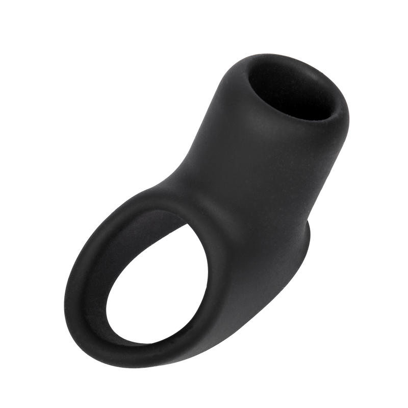 Rimba - Siliconen Penis Sleeve - Zwart-Erotiekvoordeel.nl