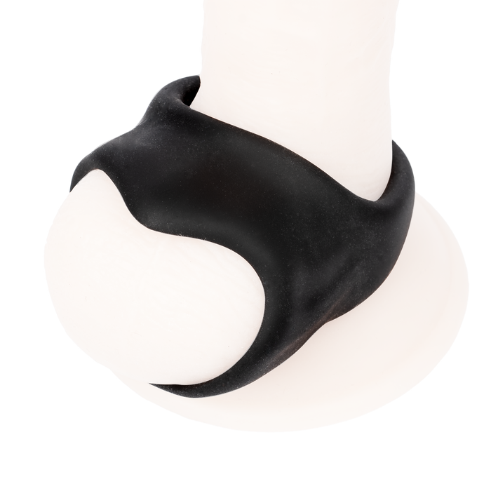 Rimba - Siliconen Cockring met Mondje voor Clitoris Stimulatie-Erotiekvoordeel.nl