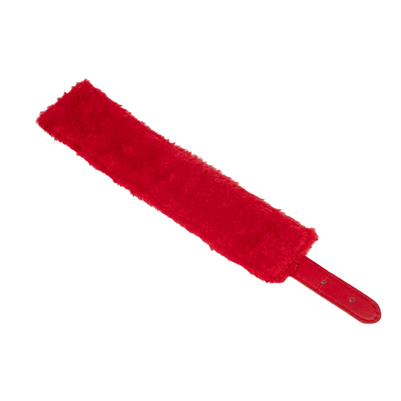 TieMeUp - Boeien imitatieleder - Zachte bontvoering - Rood-Erotiekvoordeel.nl