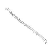 Rimba - Metalen Pinch Collar - Zilver-Erotiekvoordeel.nl