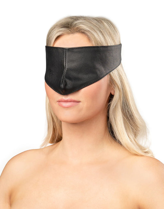 Rimba - Lederen Blinddoek - Zwart-Erotiekvoordeel.nl