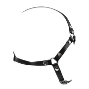 Rimba - Lederen Hoofdharnas - Zwart-Erotiekvoordeel.nl