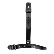 Rimba - Lederen Hoofdharnas - Zwart-Erotiekvoordeel.nl