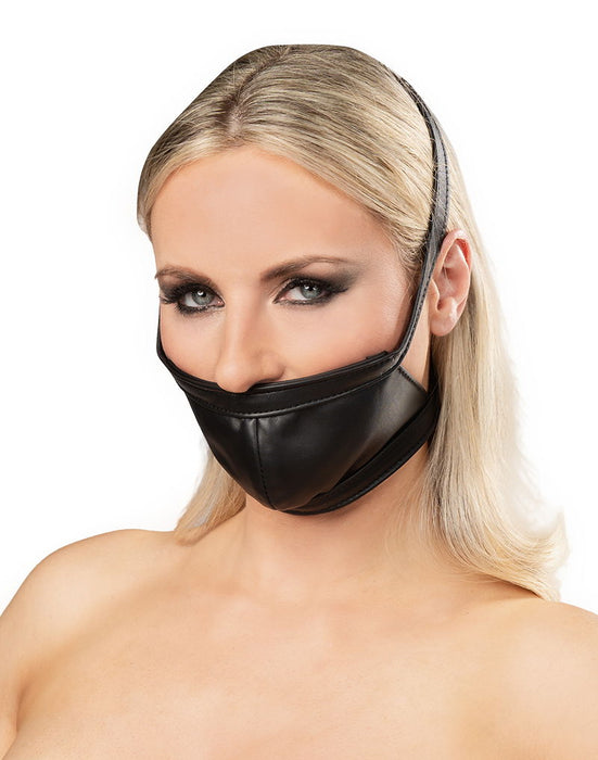 Rimba - Lederen Muilkorf - Zwart-Erotiekvoordeel.nl