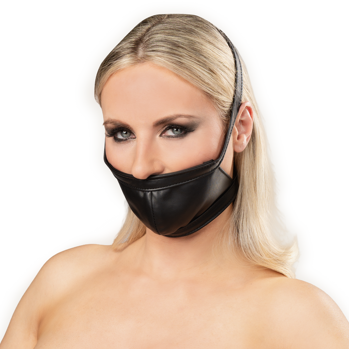 Rimba - Lederen Muilkorf - Zwart-Erotiekvoordeel.nl