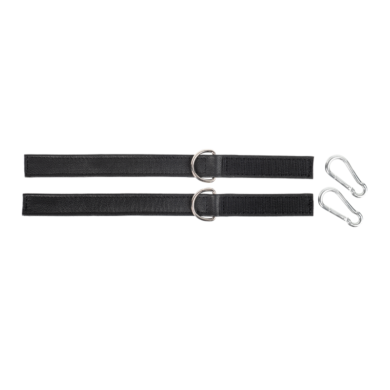 Rimba - Lederen Boeien met Klittenband - Zwart-Erotiekvoordeel.nl