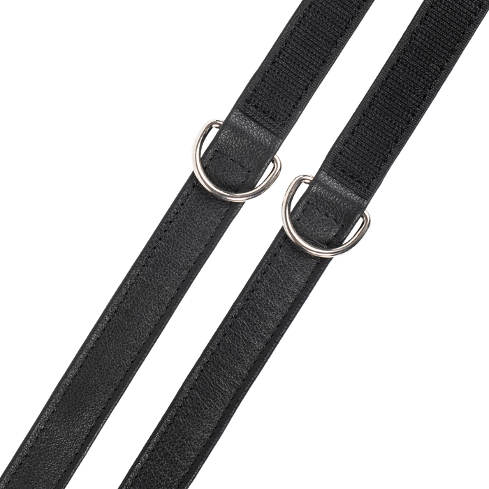 Rimba - Lederen Boeien met Klittenband - Zwart-Erotiekvoordeel.nl