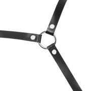 Rimba Bondage Play - Lederen Body Harnas - Zwart-Erotiekvoordeel.nl