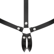 Rimba Bondage Play - Lederen Body Harnas - Zwart-Erotiekvoordeel.nl