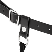 Rimba Bondage Play - Lederen Body Harnas - Zwart-Erotiekvoordeel.nl