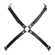Rimba - Lederen Borstharnas - Zwart-Erotiekvoordeel.nl