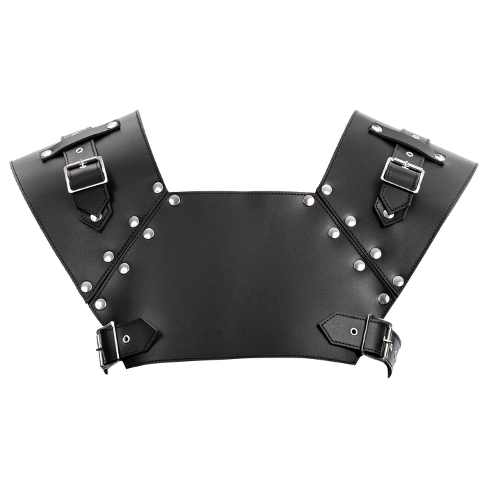 Rimba - Lederen Gladiator Borstharnas - Zwart-Erotiekvoordeel.nl