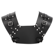 Rimba - Lederen Gladiator Borstharnas - Zwart-Erotiekvoordeel.nl