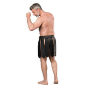 Rimba - Lederen Gladiator Herenrok - Zwart-Erotiekvoordeel.nl