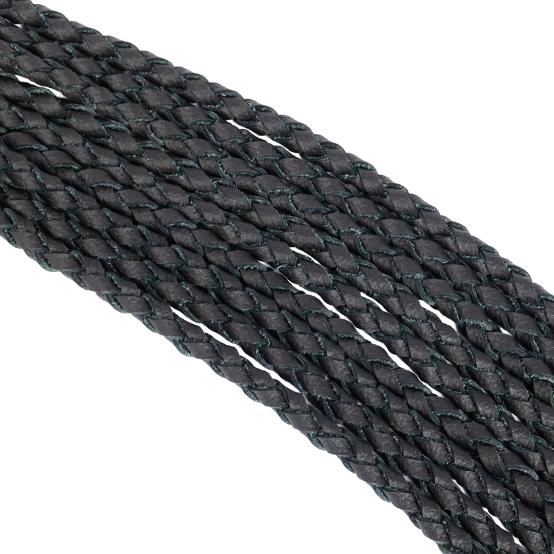 Rimba - Skórzany pleciony bicz z piórami - Czarny/Czerwony - Erotiekvoordeel.nl
