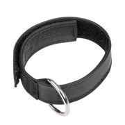 Rimba - Leren Cockstrap met Klittenband - Zwart-Erotiekvoordeel.nl