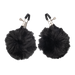 Rimba - Tepelklemmen met Pompons - Zwart-Erotiekvoordeel.nl