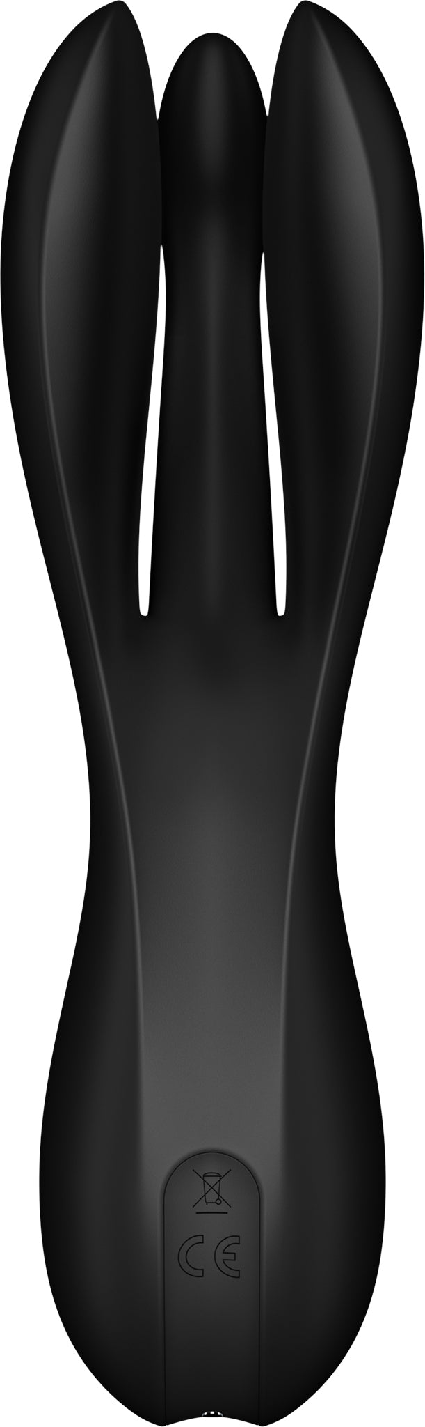 Satisfyer - Threesome 2 - Multifunctionele Vibrator Met 3 Voelsprieten - Zwart-Erotiekvoordeel.nl