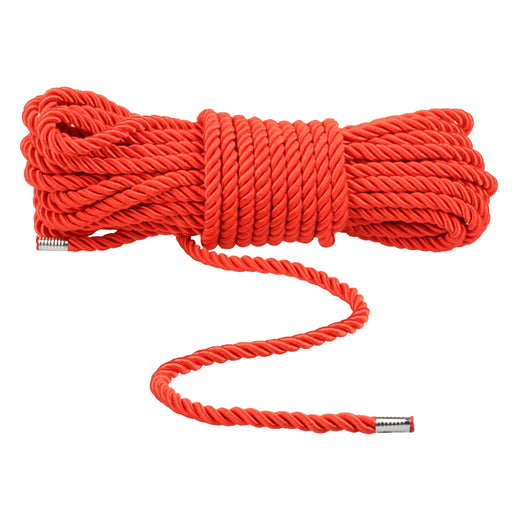 Being Fetish - Magic Touch Deluxe Silky Bondagetouw - 10 meter - Rood-Erotiekvoordeel.nl