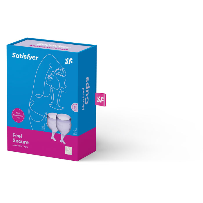 Satisfyer - Feel Secure Menstrual Cups Lilla-Erotiekvoordeel.nl