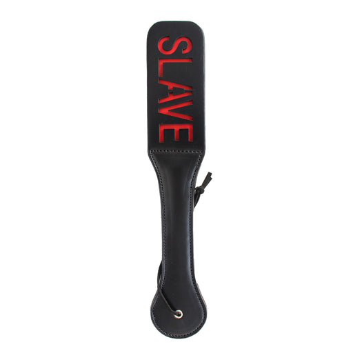 Smart Moves - Paddle SLAVE - 32 cm - Zwart/Rood-Erotiekvoordeel.nl