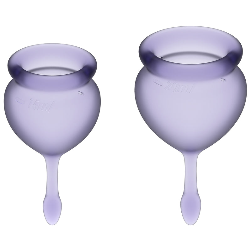 Satisfyer - Feel Good Menstrual Cups Lilla-Erotiekvoordeel.nl