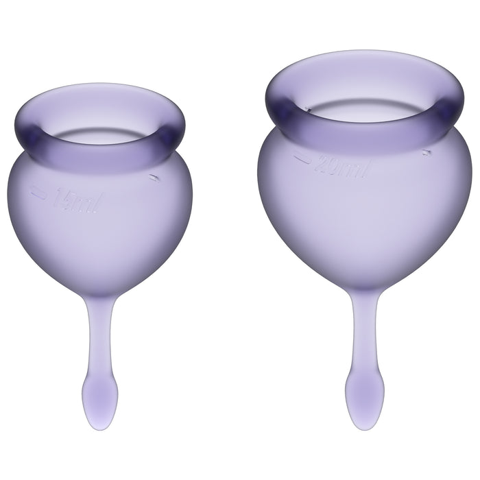 Satisfyer - Feel Good Menstrual Cups Lilla-Erotiekvoordeel.nl