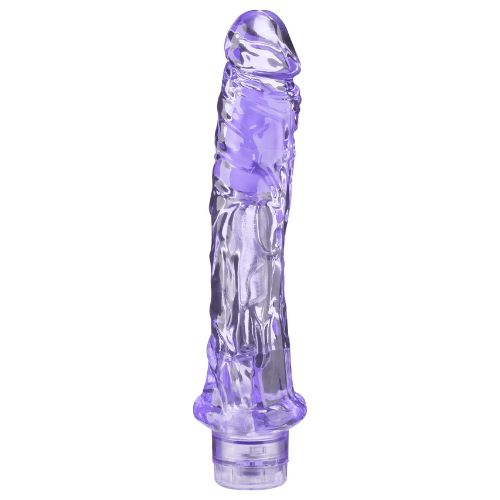 Being Fetish - Vibrerende Dildo - 25 cm - Batterijen - Paars-Erotiekvoordeel.nl