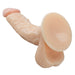 Being Fetish - PVC Dildo met Scrotum en Zuignap - 16,5 cm - Lichte Huidskleur-Erotiekvoordeel.nl