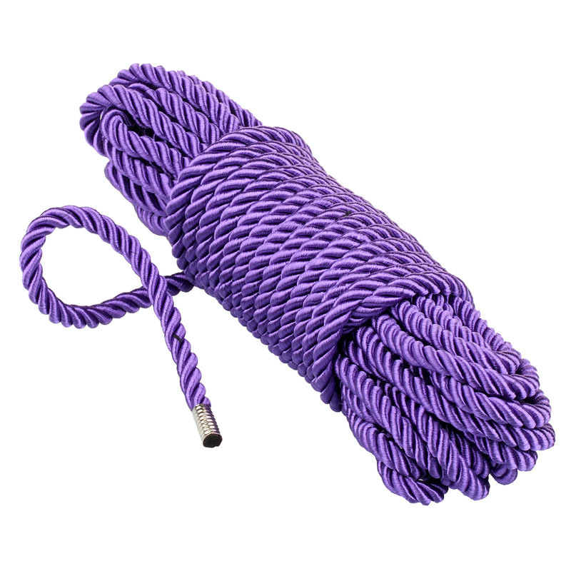 Being Fetish - Magic Touch Deluxe Silky Bondagetouw - 10 meter - Paars-Erotiekvoordeel.nl