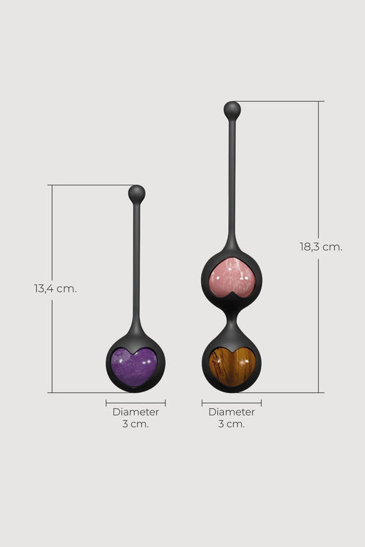 Adrien Lastic - Harmony Stones - Vaginal Beads - Crystals - 6 pieces-Erotiekvoordeel.nl