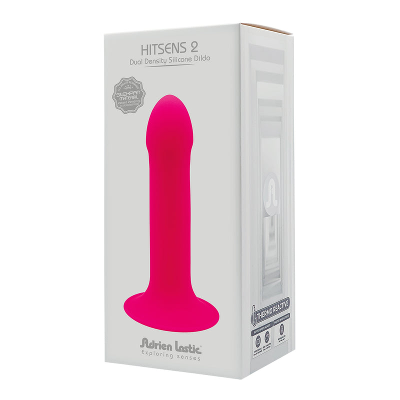 Adrien Lastic - Hitsens 2 - Consolador con ventosa - Rosa-Erotiekvoordeel.nl