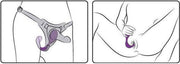 Adrien Lastic – Mr. Hook - Vibromasseur pour clitoris et point G avec télécommande – Paars-Erotiekvoordeel.nl