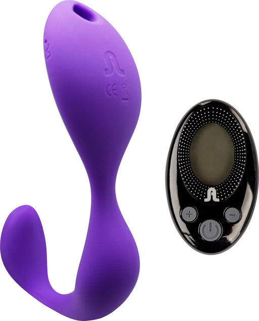 Adrien Lastic – Mr. Hook - Clitoral and G-spot Vibrator with Remote Control – Purple-Erotiekvoordeel.nl