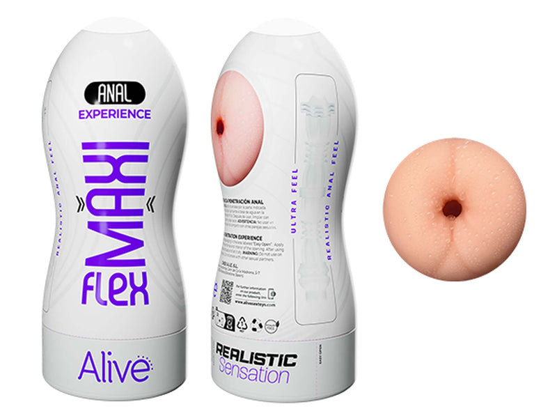 Alive - Maxi Flex Masturbator - Anus - Erotiekvoordeel.nl