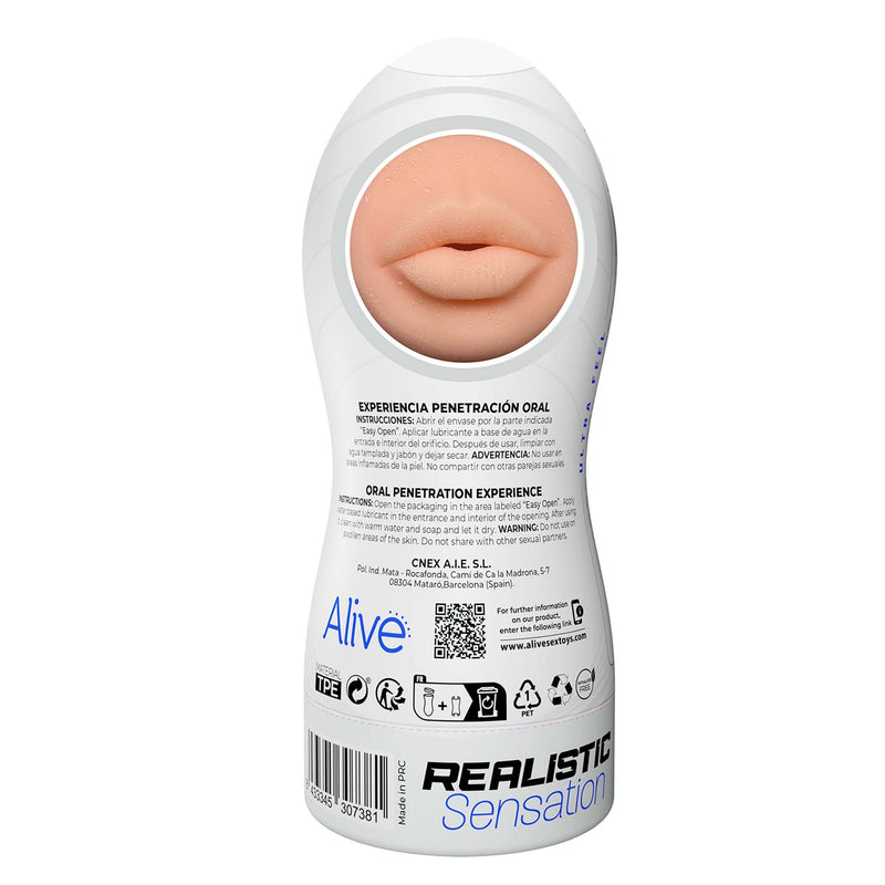 Alive - Maxi Flex Masturbator - Mouth-Erotiekvoordeel.nl