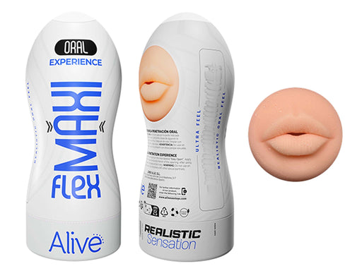 Alive - Maxi Flex Masturbator - Mouth-Erotiekvoordeel.nl