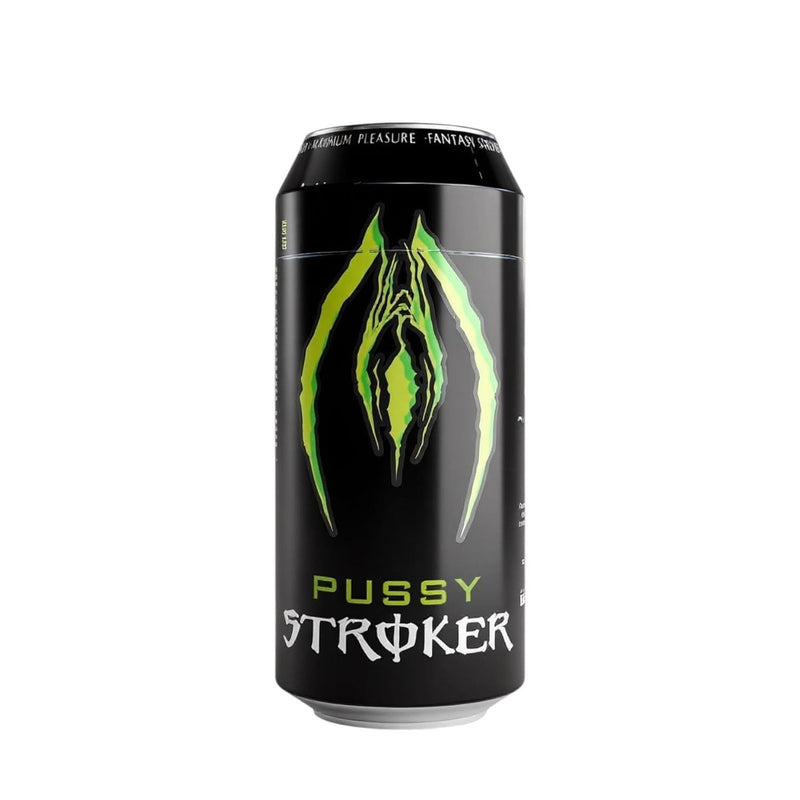 Alive - Masturbatore in lattina di energy drink - Verde neon - Erotiekvoordeel.nl