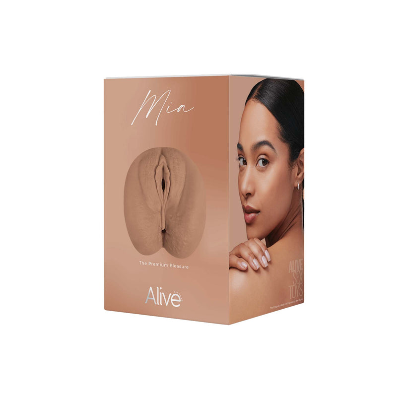 Alive - Mia - Masturbator Stroker - Two Channels - Light Skin Tone-Erotiekvoordeel.nl